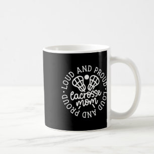 Caneca De Café Lacrosse Louca E Orgulhosa Mãe Engraçada