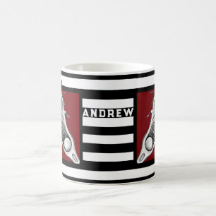 Caneca De Café lacrosse personalizada