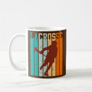 Caneca De Café Lacrosse retrô
