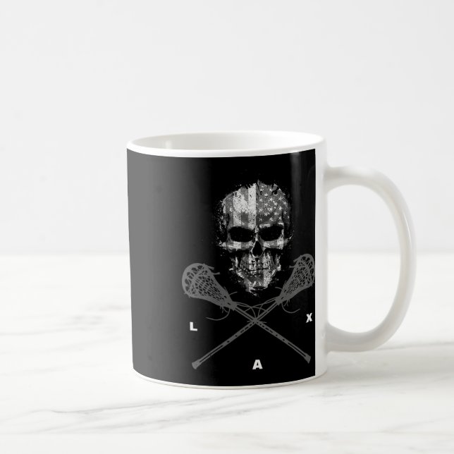 Caneca De Café Lacrosse Roupa - Lacrosse 23 (Direita)