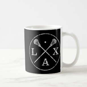 Caneca De Café Lacrosse Sticks Emblem I Teto para Jogadores LAX e