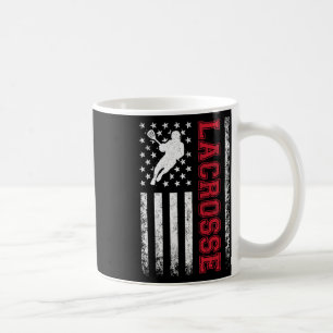 Caneca De Café Lacrosse Usa Flag Lax Shirt Men Meninas