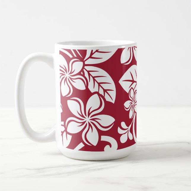 CANECA DE CAFÉ LACUNA PLUMERIA (VERMELHO CARDINAL) (Esquerda)