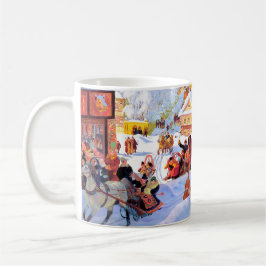 Caneca De Café "Lado-Lama". Presente de Natal em Arte Russa