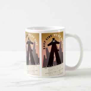 Caneca De Café Lado Leste ~ Lado Oeste
