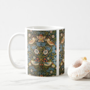 Caneca De Café Ladrones de Morango por William Morris, Arte Antig