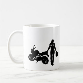 Caneca De Café Lady BIKER