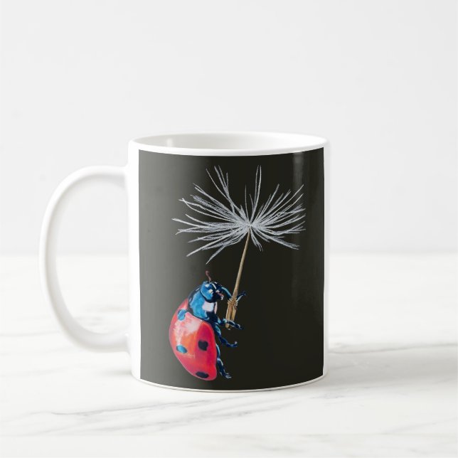 Caneca De Café Lady Bug E Dandelion Seed (Esquerda)