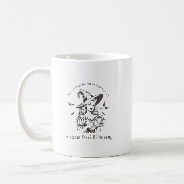 Caneca De Café Lady De Gato Sem Fios Para Kamala (Esquerda)