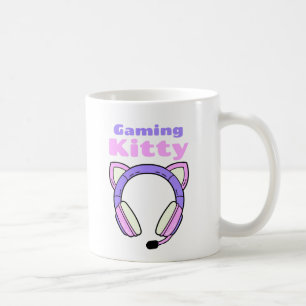 Caneca De Café Lady Gamer - Gaming Kitty