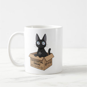 Caneca de café Lady Justice Black Cat Lawyer