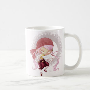 Caneca De Café Lady recortar pirata girl