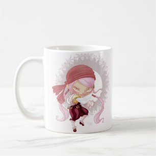 Caneca De Café Lady recortar pirata girl