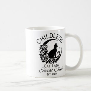 Caneca De Café Lady Social Club Meme Cat Kamala Har
