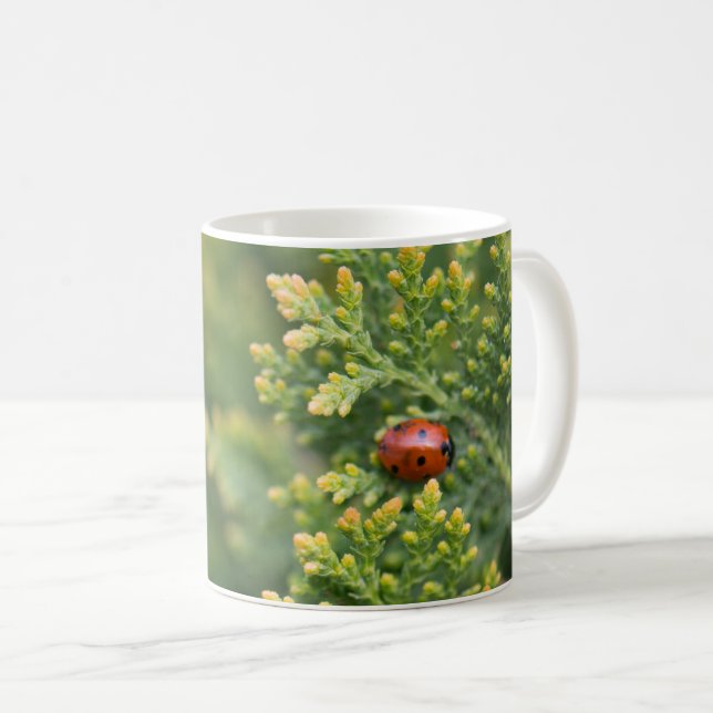 Caneca De Café Ladybug (Frente Esquerda)