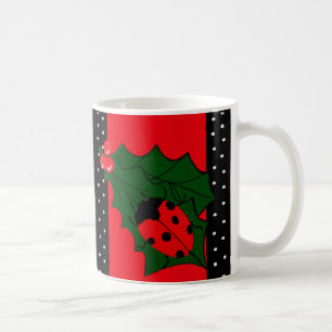 Caneca De Café Ladybug Christmas Mug