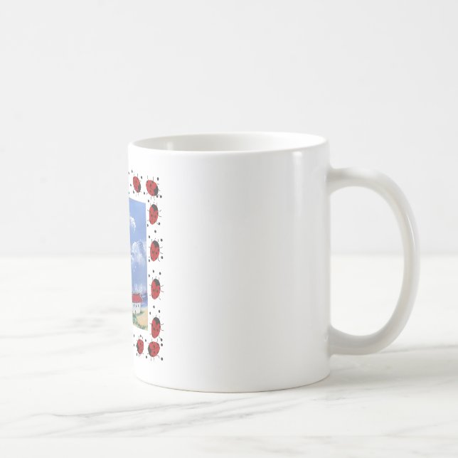 Caneca De Café Ladybug Lighthouds (Direita)
