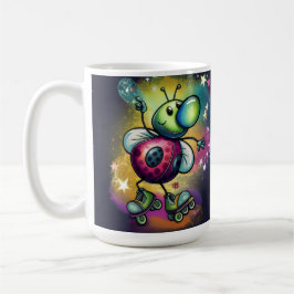 Caneca De Café Ladybug Roller Disco Mug
