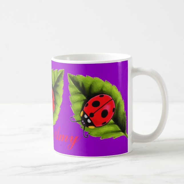 Caneca De Café Ladybugs (Direita)