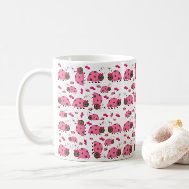 Caneca De Café Ladybugs Mug (Com Donut)