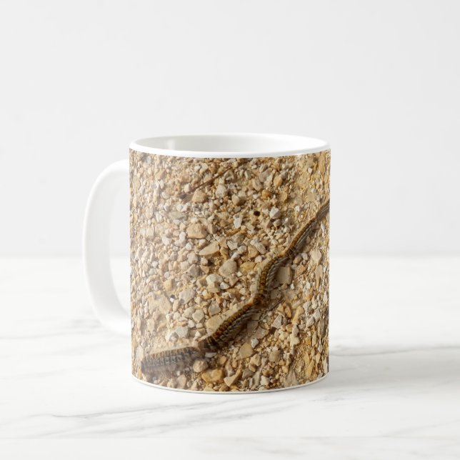 Caneca De Café Lagartas Inseto-Mug (Frente Esquerda)