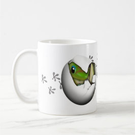 Caneca De Café Lagartixa bebê no ovo
