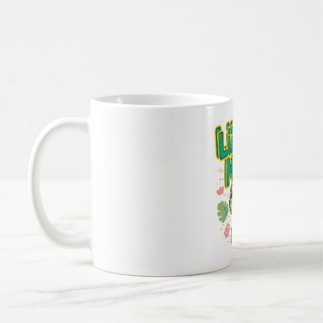 Caneca de Café Lagarto Mãe Adorável Gecko (Esquerda)