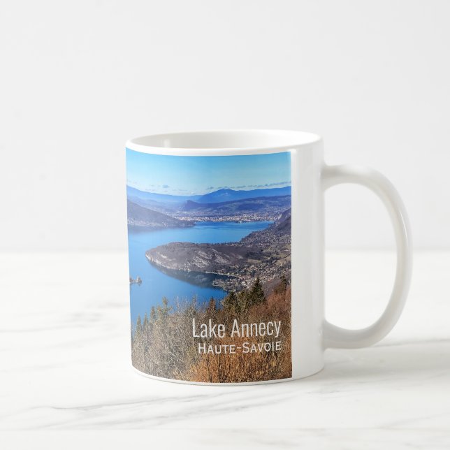 Caneca De Café Lago Annecy, Alpes Franceses (Direita)