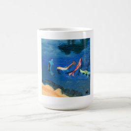 Caneca De Café Lago de Koi