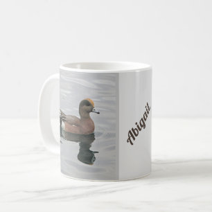 Caneca De Café Lago Duck Calm Wigeon Water Brown Lakeside