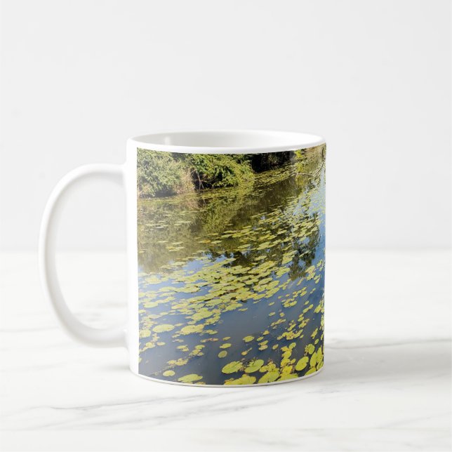 Caneca De Café Lago Erie Metropark River View (Esquerda)