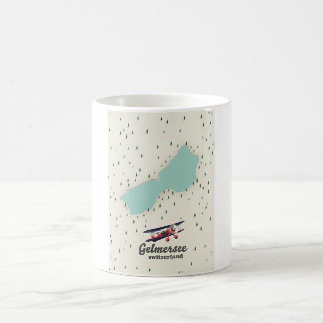Caneca De Café Lago Gelmersee Suíça lago (Centro)