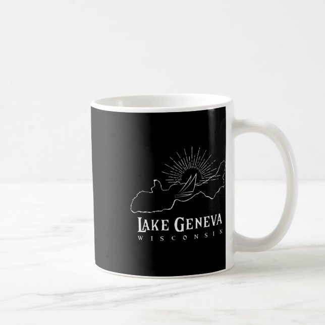 Caneca De Café Lago Genebra Wisconsin  (Direita)