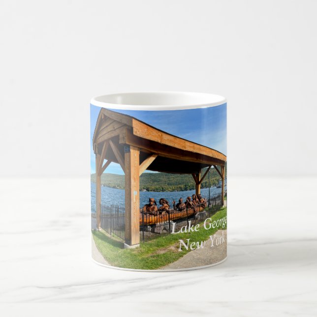 Caneca De Café Lago George New York (Centro)