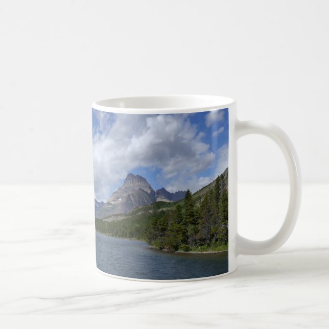 Caneca De Café Lago Josephine no Parque Nacional Glacier (Direita)