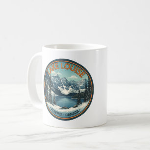 Caneca De Café Lago Louise Canadá Viagem Presente Parque Nacional