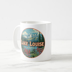 Caneca De Café Lago Louise Canadá Viagem Presente Parque Nacional