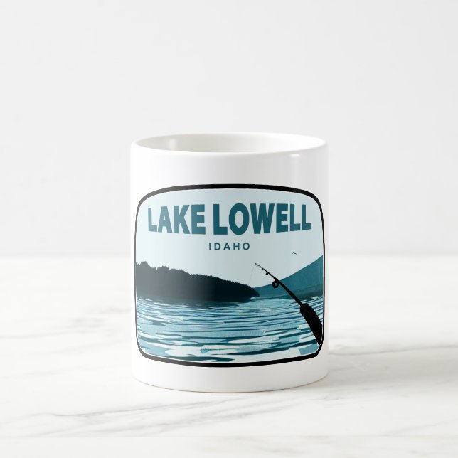 Caneca De Café Lago Lowell Idaho Fisheries Rod (Centro)