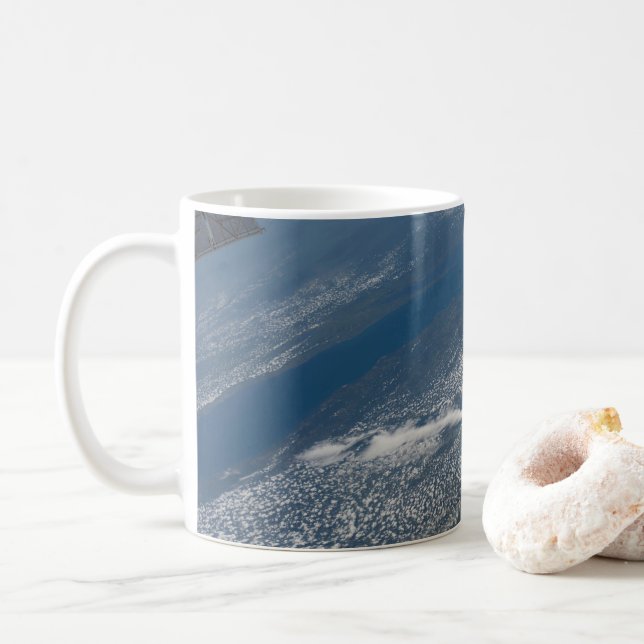 Caneca De Café Lago Michigan, Lago Huron E Estado De Michigan. (Com Donut)