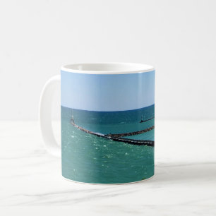 Caneca De Café Lago Michigan, Port Washington, Wisconsin