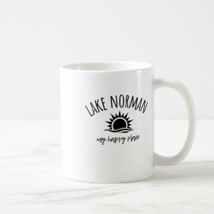 Caneca De Café Lago Norman Meu Lugar Feliz Nc Navegação Pesca Aca