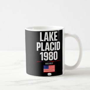 Caneca De Café Lago placid 1980 hóquei vintage puck EUA nova york