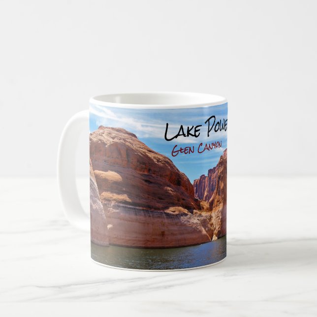 Caneca De Café Lago Powell, Glen Canyon Mug (Frente Esquerda)