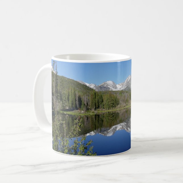 Caneca De Café Lago Sprague I no Parque Nacional Rocky Mountain (Frente Esquerda)
