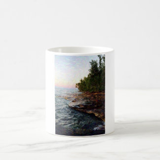 Caneca De Café Lago Superior Shore Mug