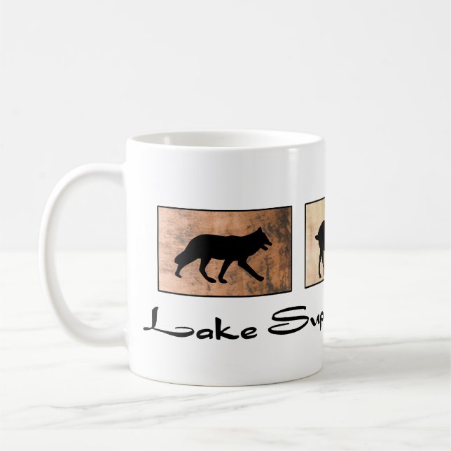 Caneca De Café Lago Superior Wildlife Mug (Esquerda)