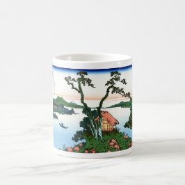 Caneca De Café Lago Suwa na província de Shinano