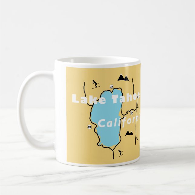 Caneca De Café Lago Tahoe Coffee Mug (Esquerda)