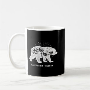 Caneca De Café Lago Tahoe Vintage Retro Bear California Nevada