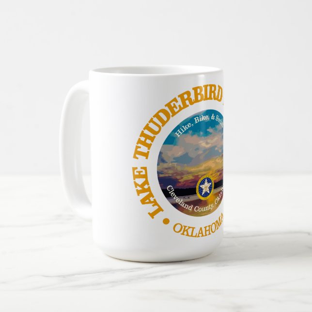 Caneca De Café Lago Thunderbird SP (Frente Esquerda)